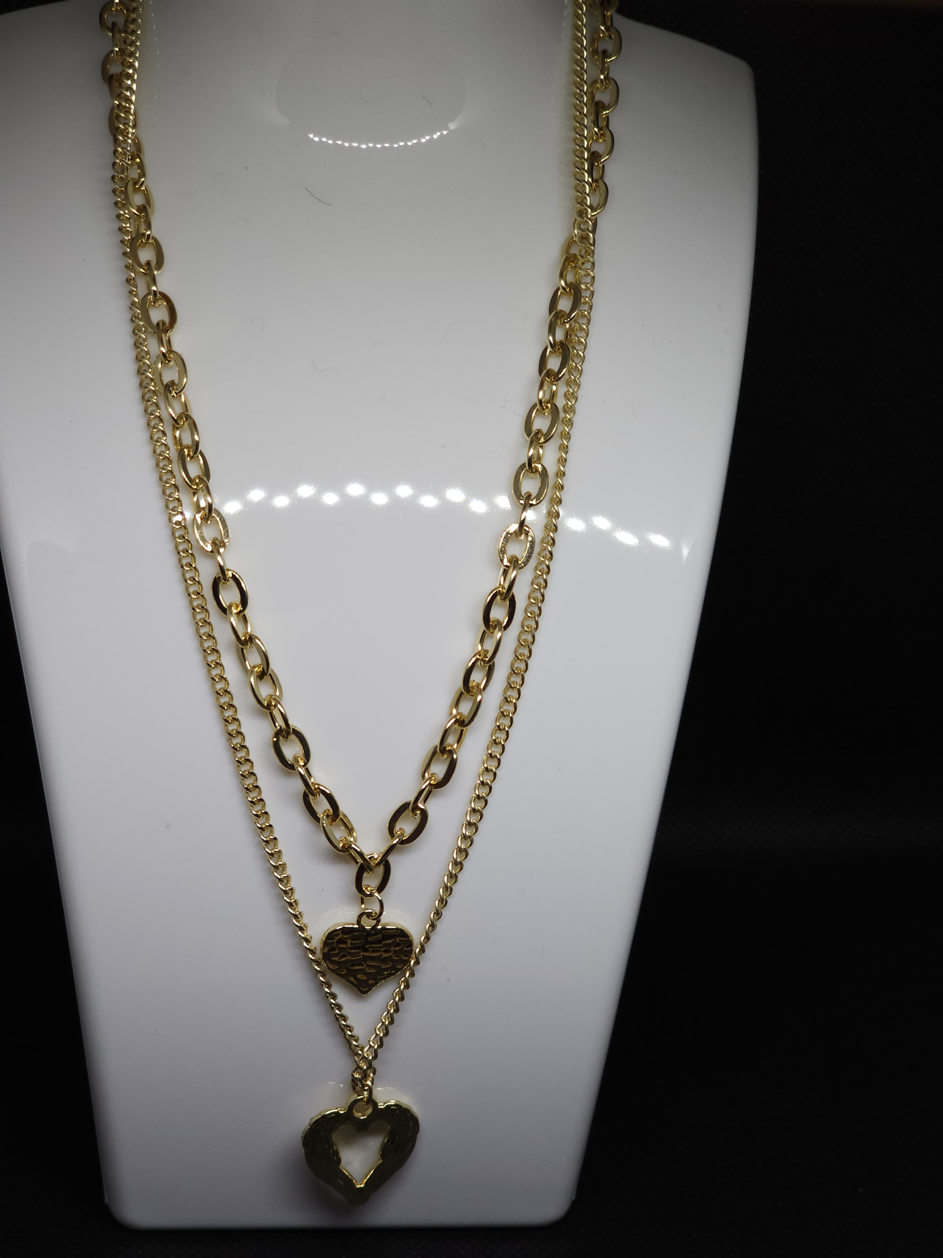 Golden Whisper – Guardian Wings Heart Necklace